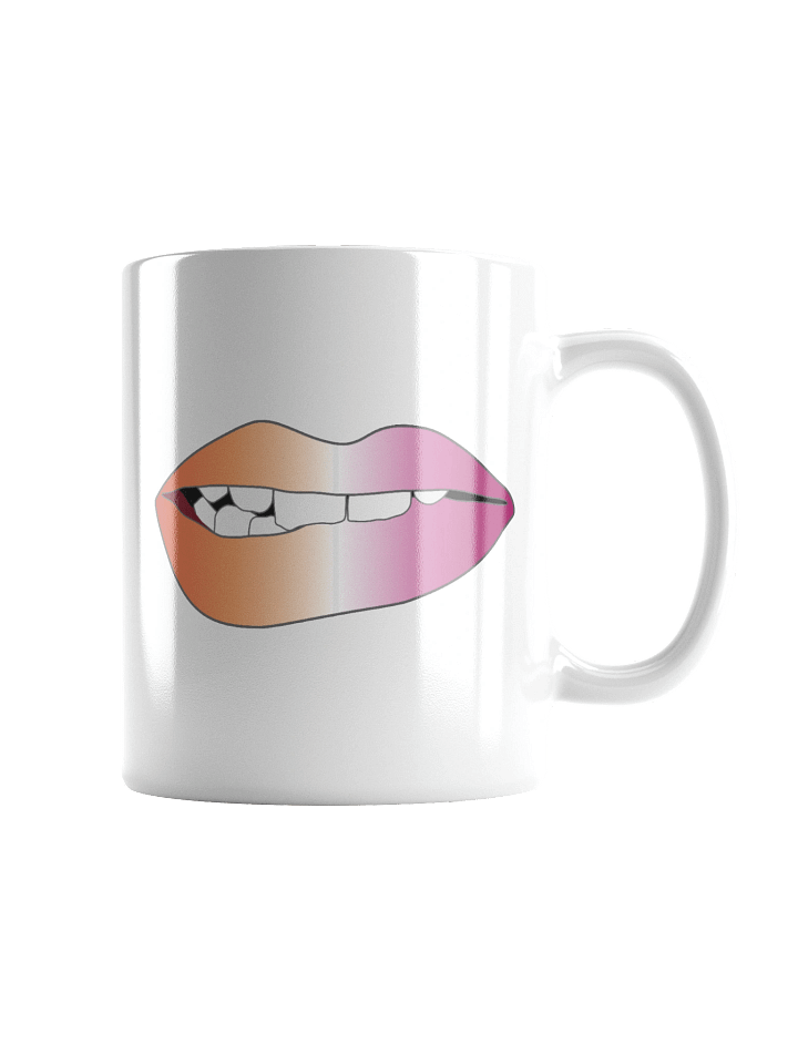 Lesbian Pride Gradient Biting Lips Mug product image (1)