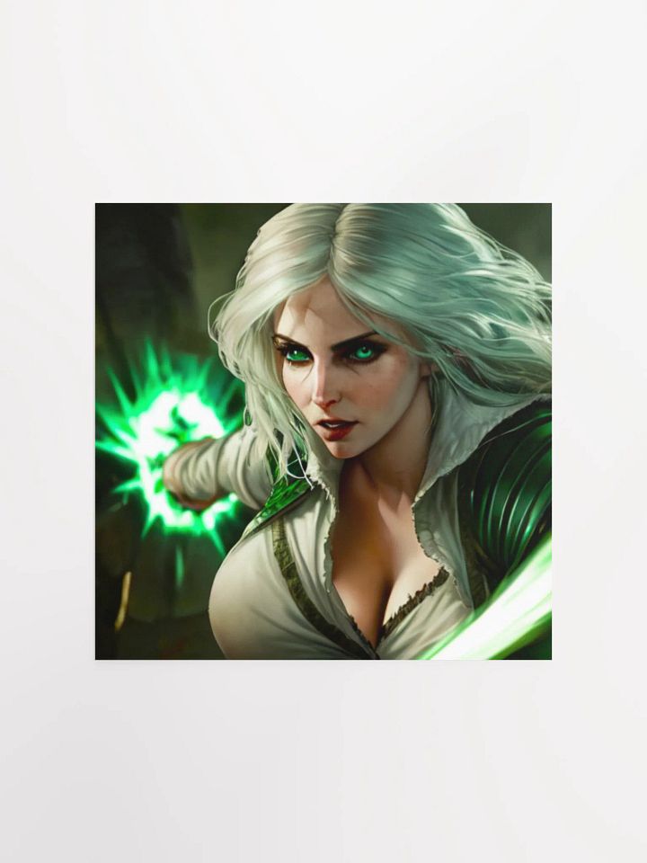 Glowing Green Energy Poster product image (2)