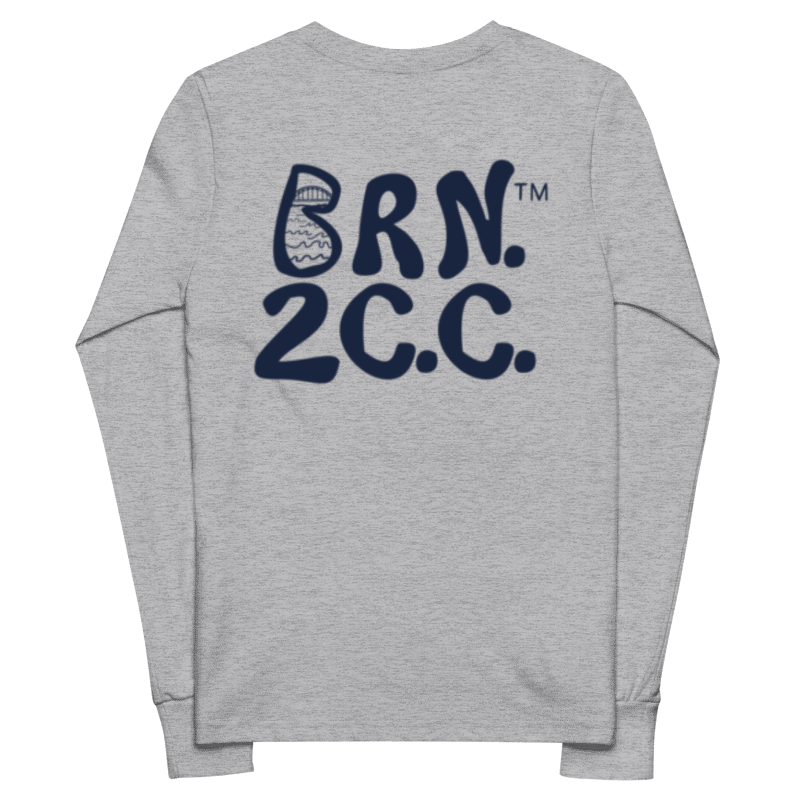 Boys' | BOURNE to Cape Cod™ | Youth Long Sleeve Tee | Coastal Cool for the Next Generation | Navy Logo product image (2)