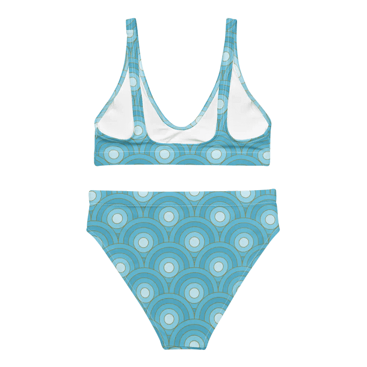 Beautiful Retro Bullseye Pattern High Waisted Bikini product image (2)