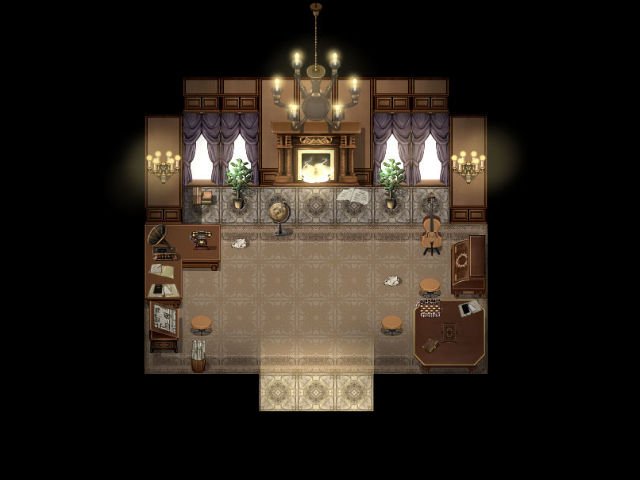 KR Dark Academia Library Tileset with Study for RPGs product image (2)