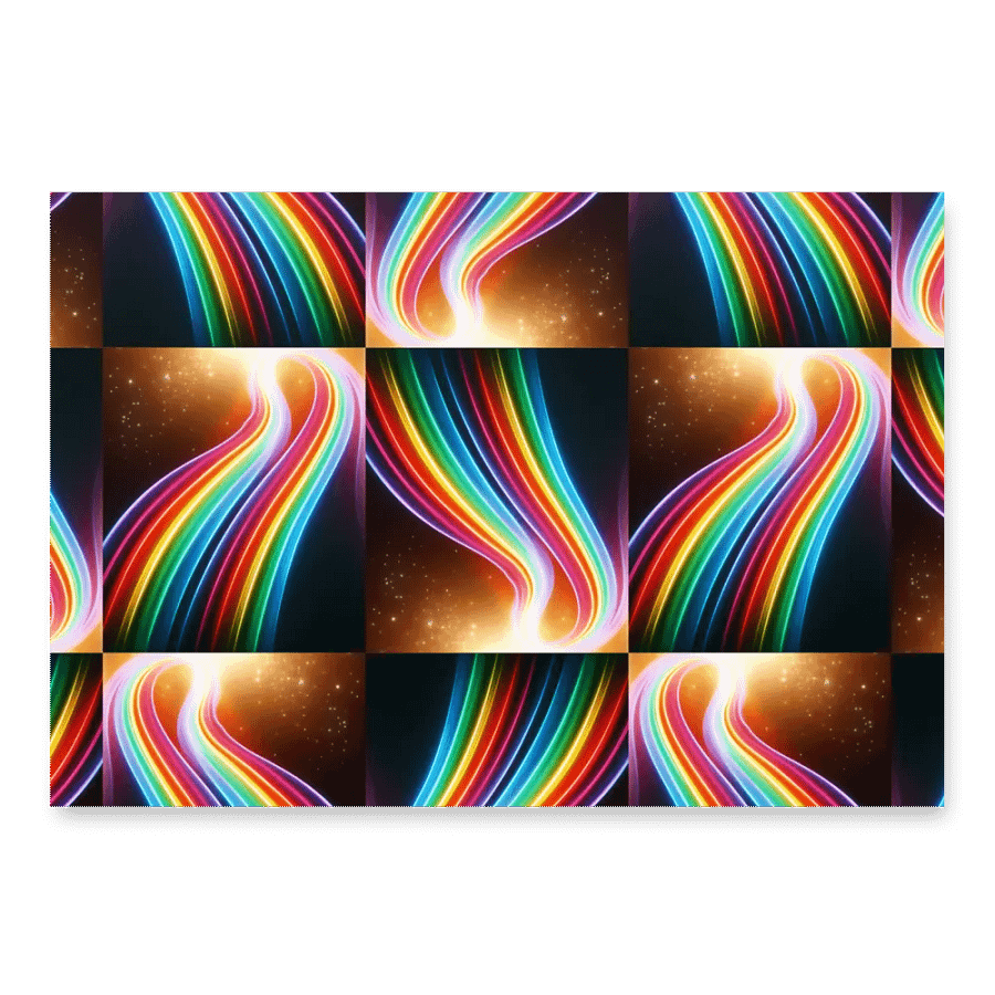 Cosmic Kaleidoscope Wrapping Paper Set product image (3)