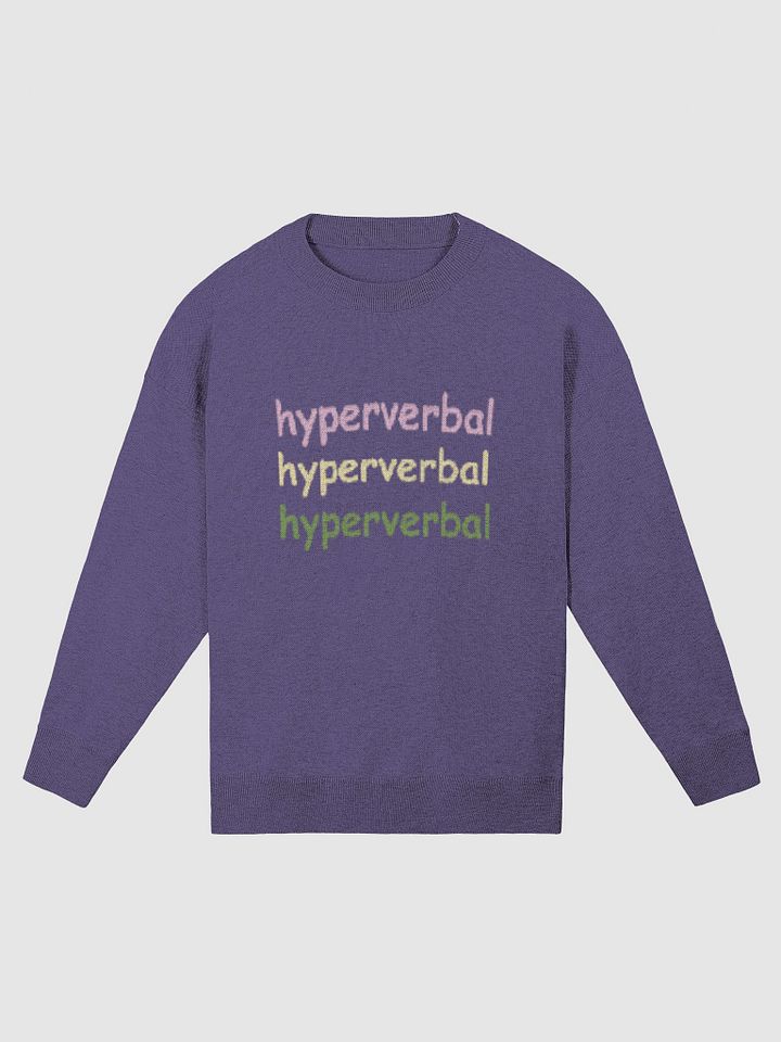 hyperverbal (triple) knitwear relaxed crewneck product image (3)
