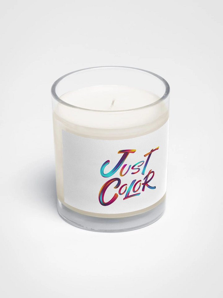 Vibrant Brushstroke 'Just Color' Soy Wax Candle product image (2)