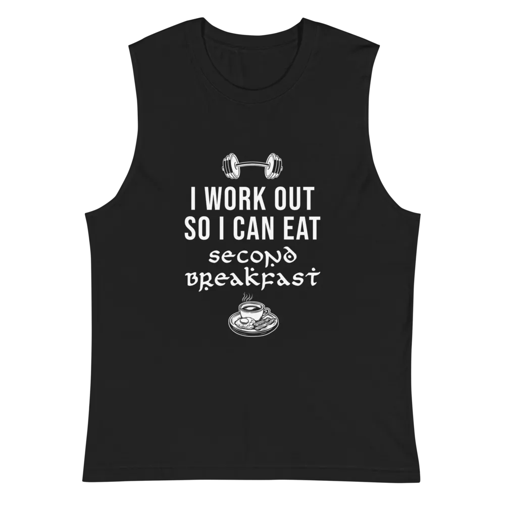 Premium Training Tank - I work out so I can eat second breakfast product image (2)