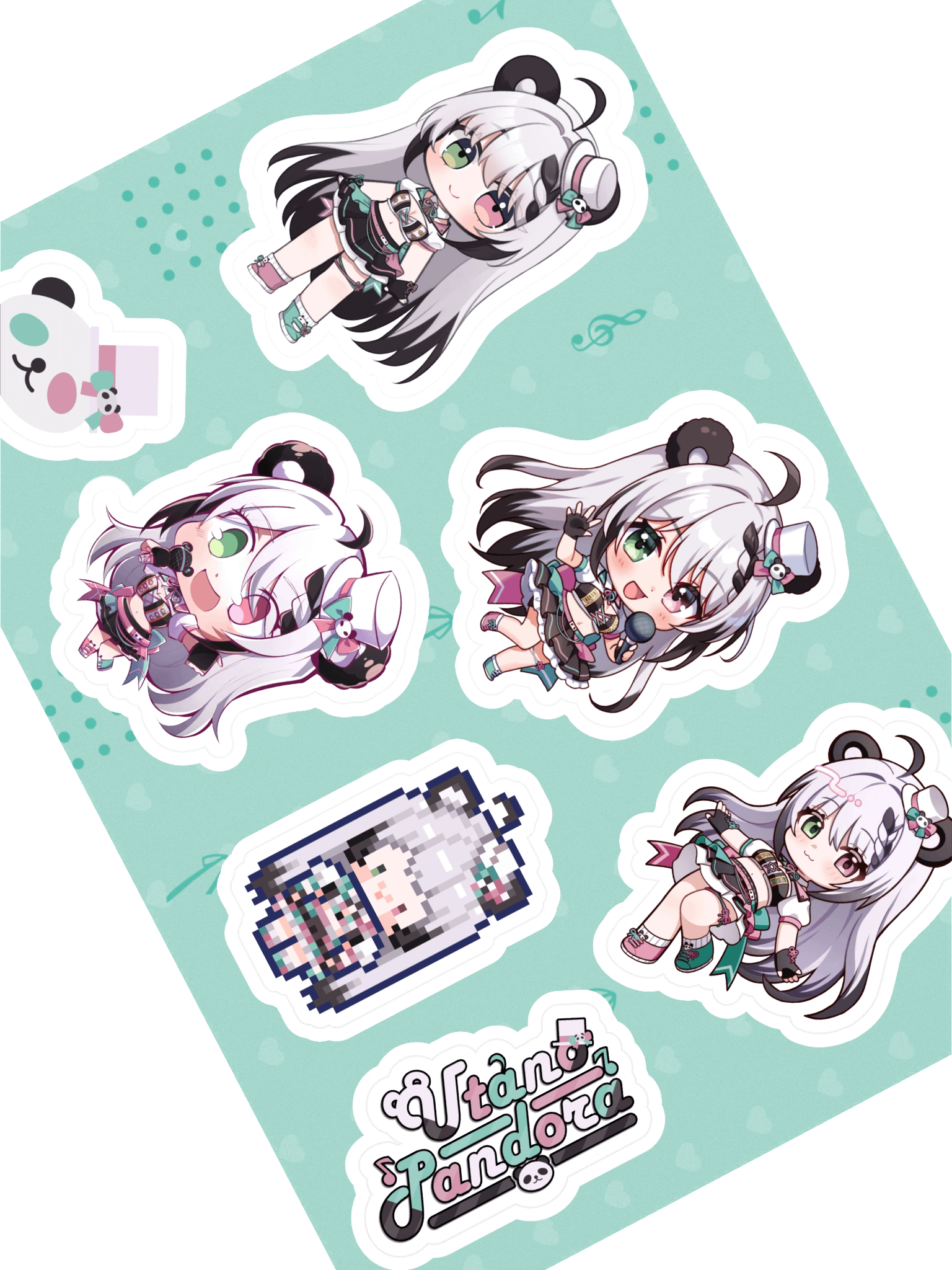 Utano Pandora 'Chibi Pandora' Sticker Set product image (1)