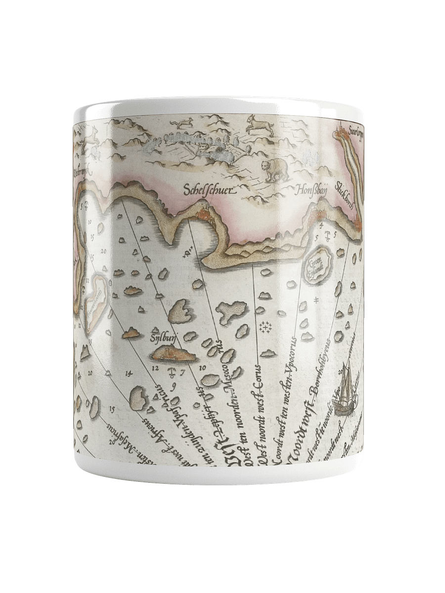 Vintage Nautical Map Mug product image (5)