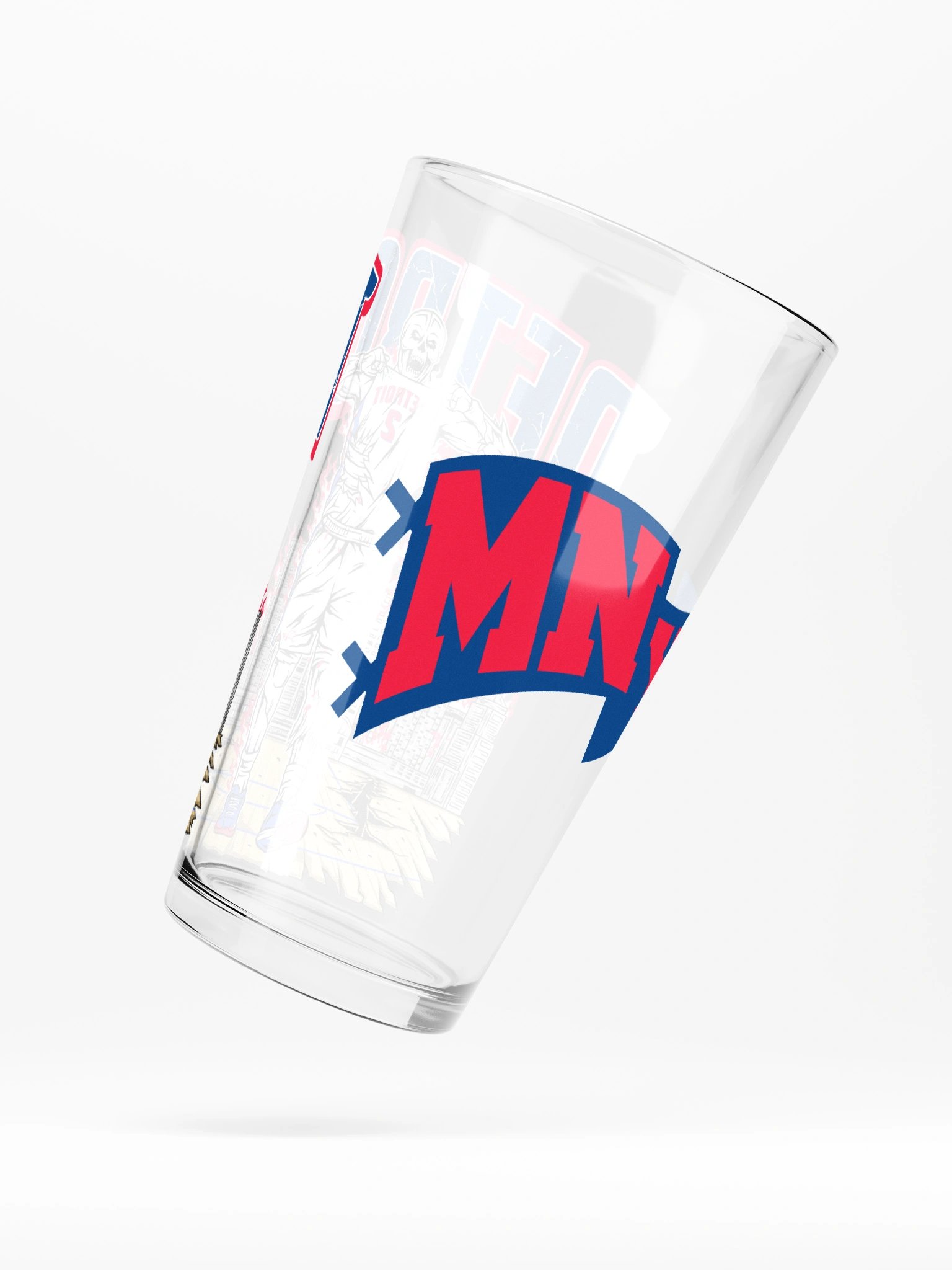 Detroit, Welcome to Basketball Pint Glass product image (2)