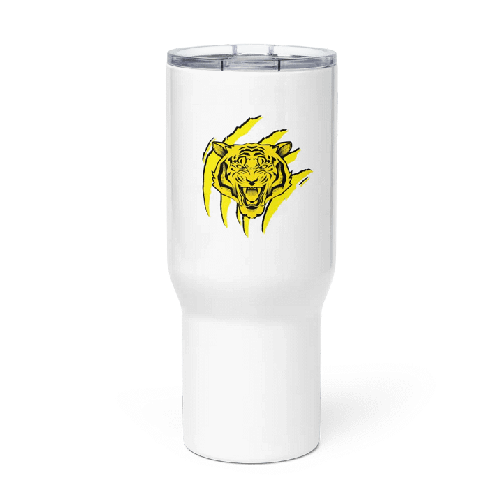 Taza de viaje blanca de acero inoxidable edición TryTiger product image (1)