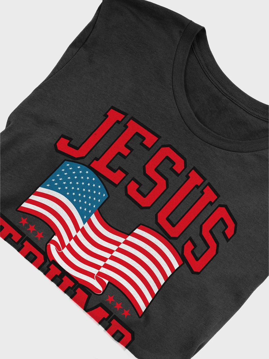 VOTE JESUS AND TRUMP 2024 MAGA MAKE AMERICA GODLY AGAIN PRESIDENTIAL ELECTION CHRISTIANITY FAITH UNISEX T-SHIRT product image (18)
