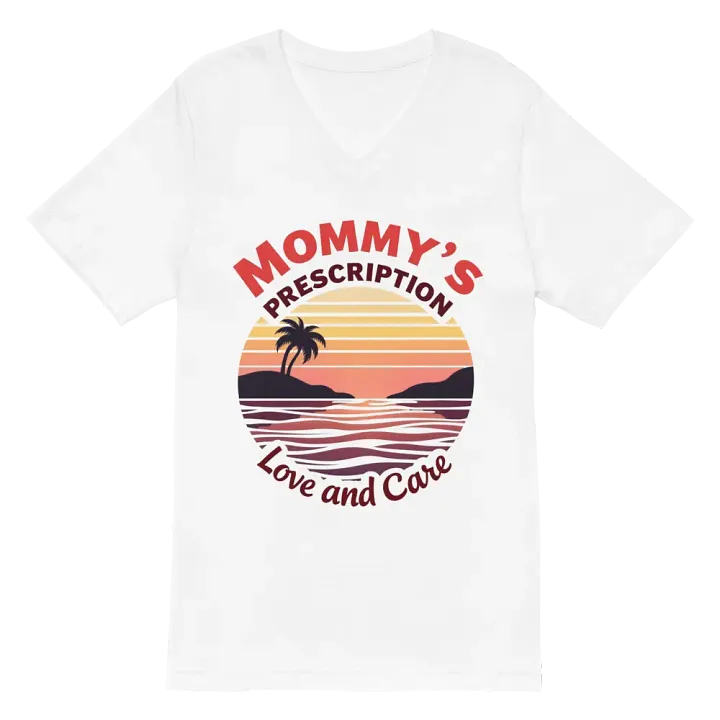 mommy's Priscription, Sunset Love and Care V-Neck Tee product image (2)