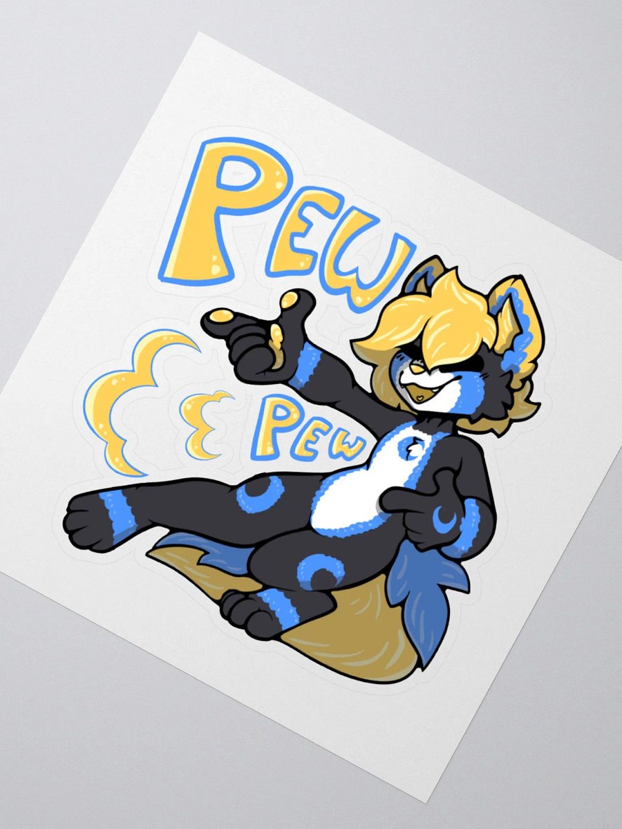 Pew Pew Sticker product image (4)