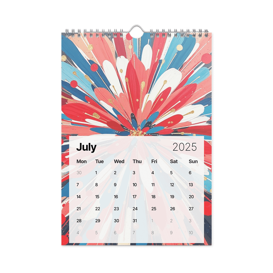ART ABSTRACT WALL CALENDAR 2026 product image (7)