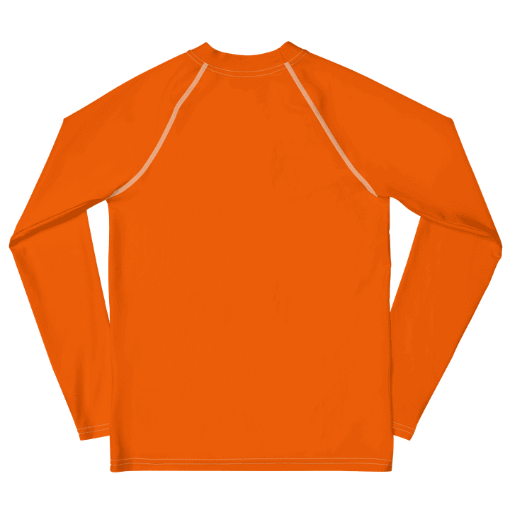 Wild Orange Neon Youth Rash Guard product image (2)