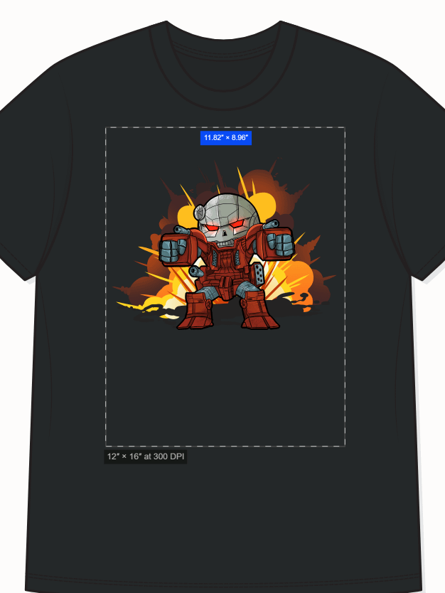 TTB's BIG Stompy Robot Tshirt product image (2)