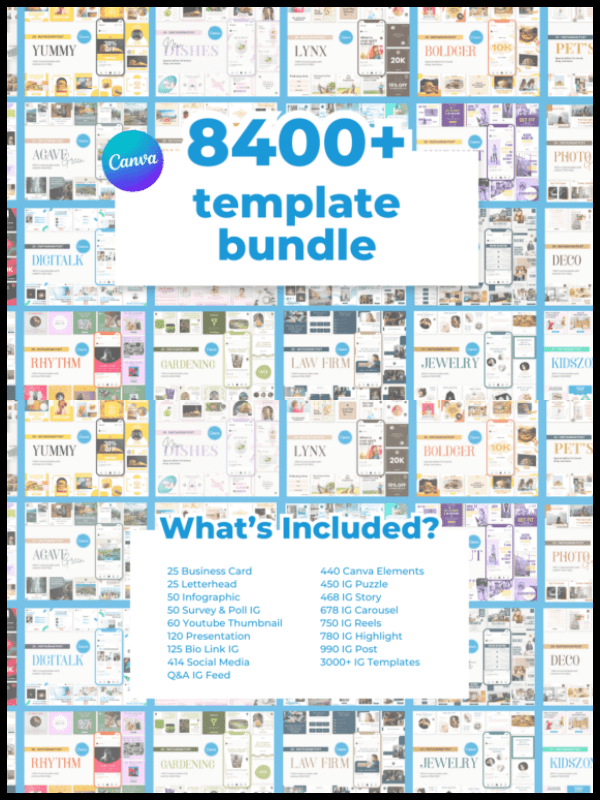 8000+ Social Media Canva Template Bundle product image (1)