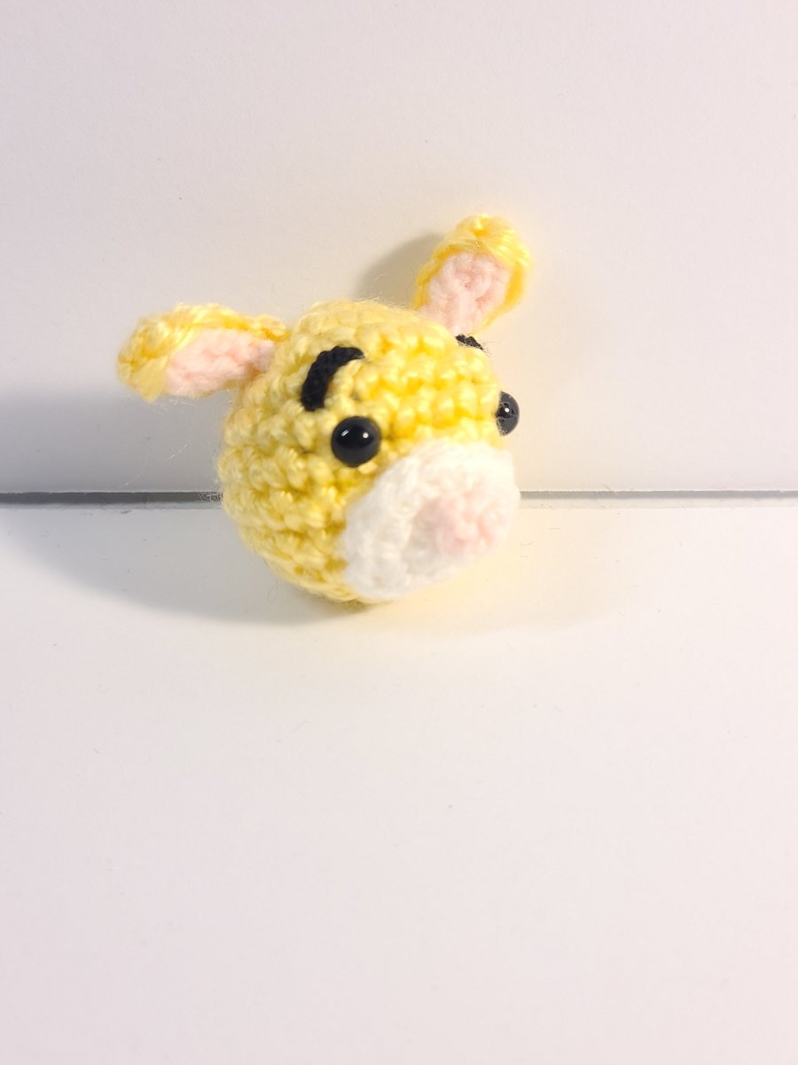Handmade Amigurumi Mini Rabbit Head Stuffed Animal product image (3)