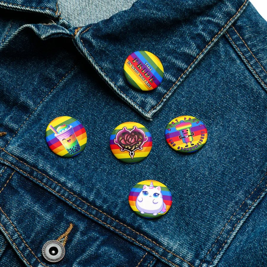 Pride Zagarose Set of Pin Buttons product image (11)