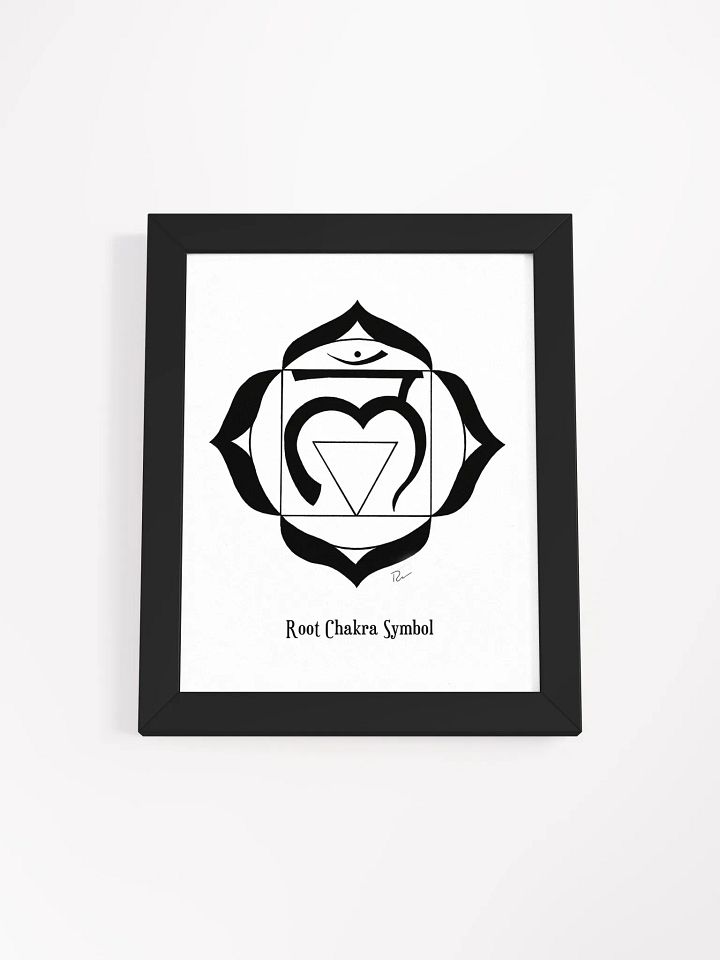 Root Chakra Symbol Framed Art product image (2)