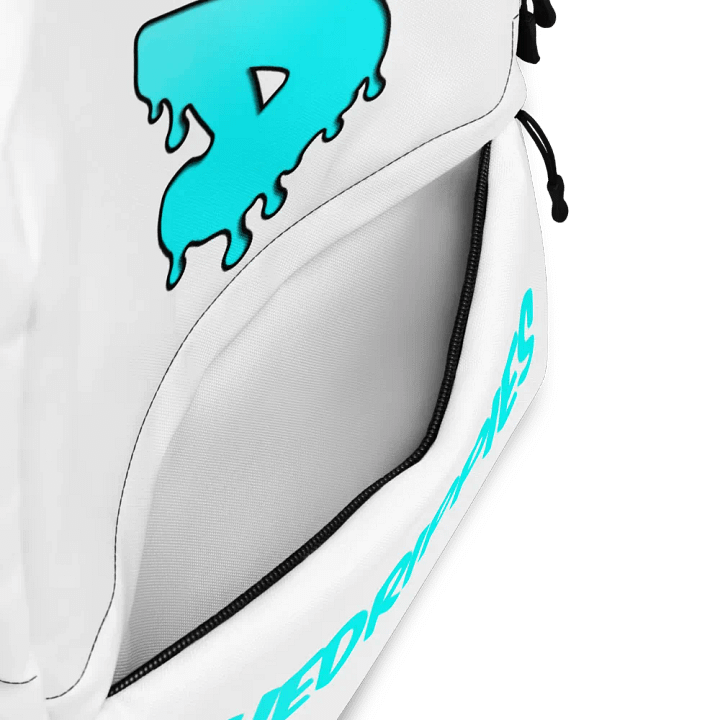 Cyan Drip All-Over Backpack product image (2)