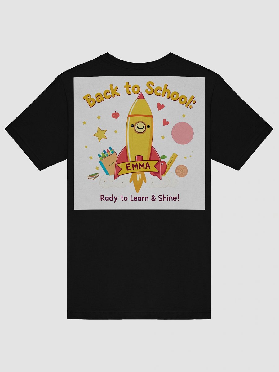 Rocket to School: Emma's Back-to-School Adventure T-Shirt product image (56)