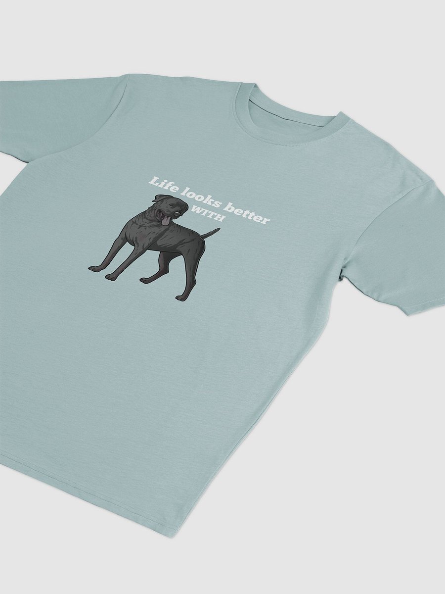 Trust The Vibe: "Life Looks Better with My Dog" Statement Tee product image (4)