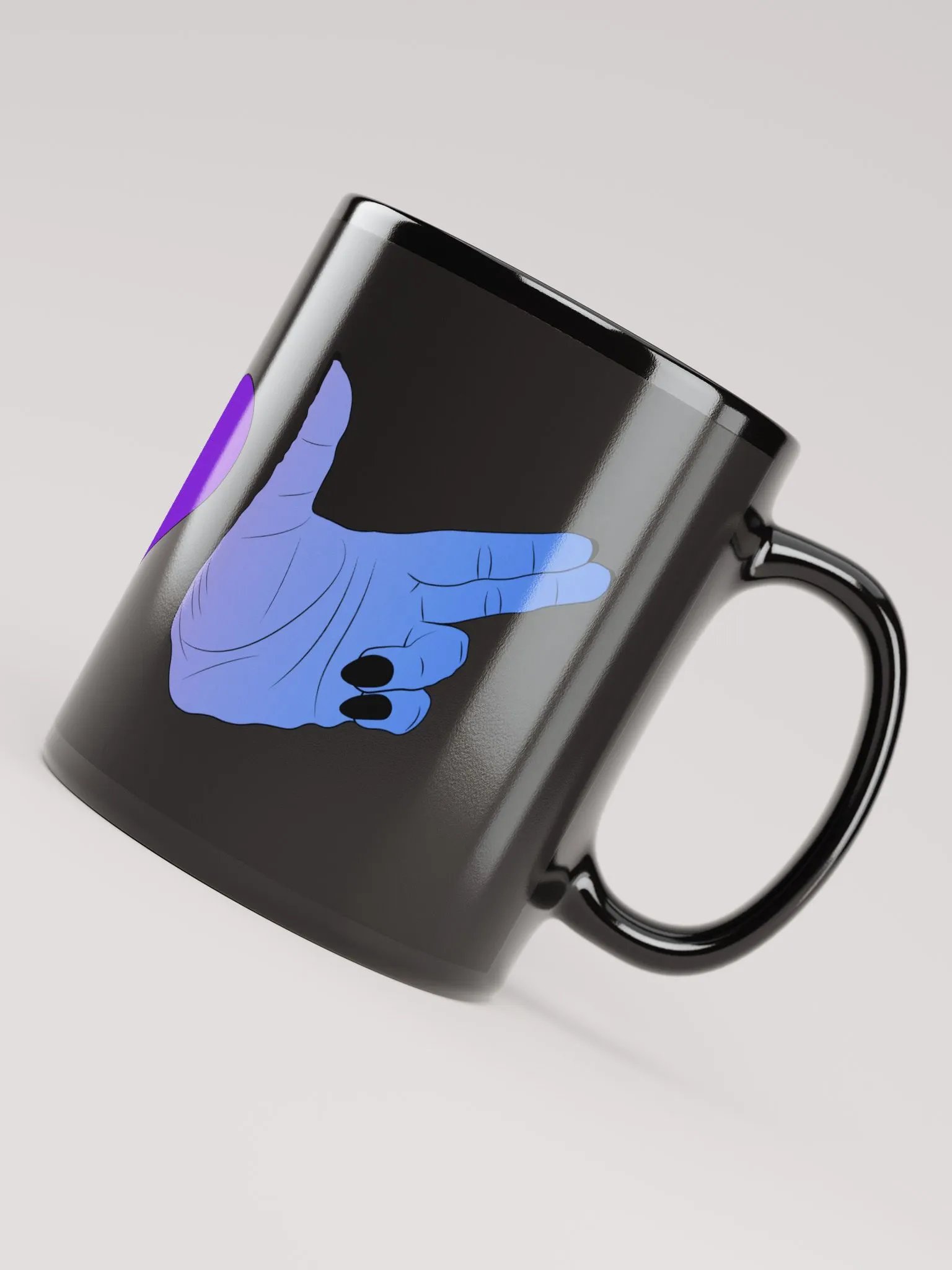 Finger Guns (bi flag) Mug product image (8)