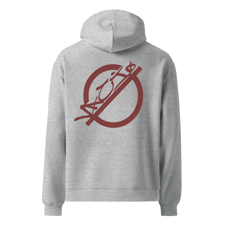 VACIO Grafitti {NULL} Logo Relaxed Fit Hoodie (RED) product image (1)