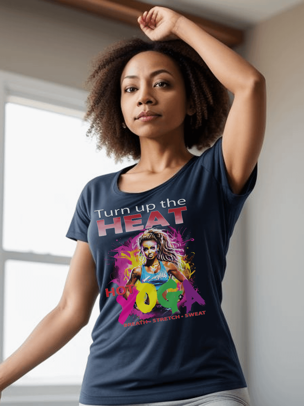 Turn Up The Heat Hot Yoga Fitness Dance Class Instructor product image (2)