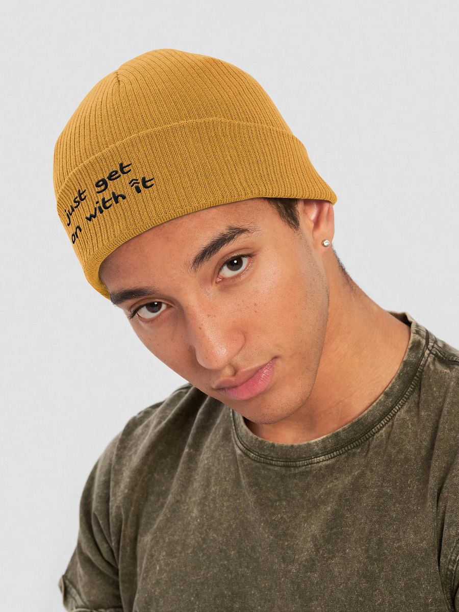 'Just Get On With It' Beanie Hat product image (4)