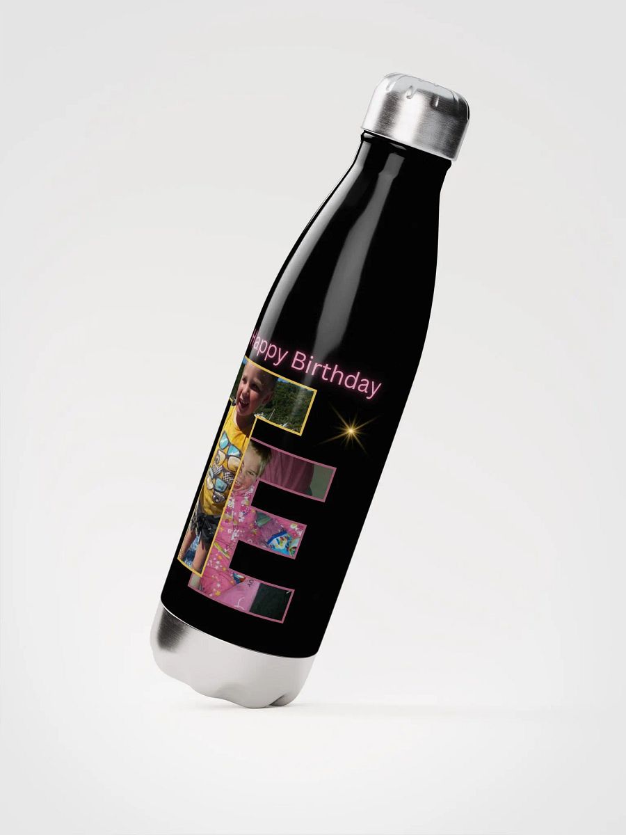 Custom Initials Birthday Water Bottle product image (2)