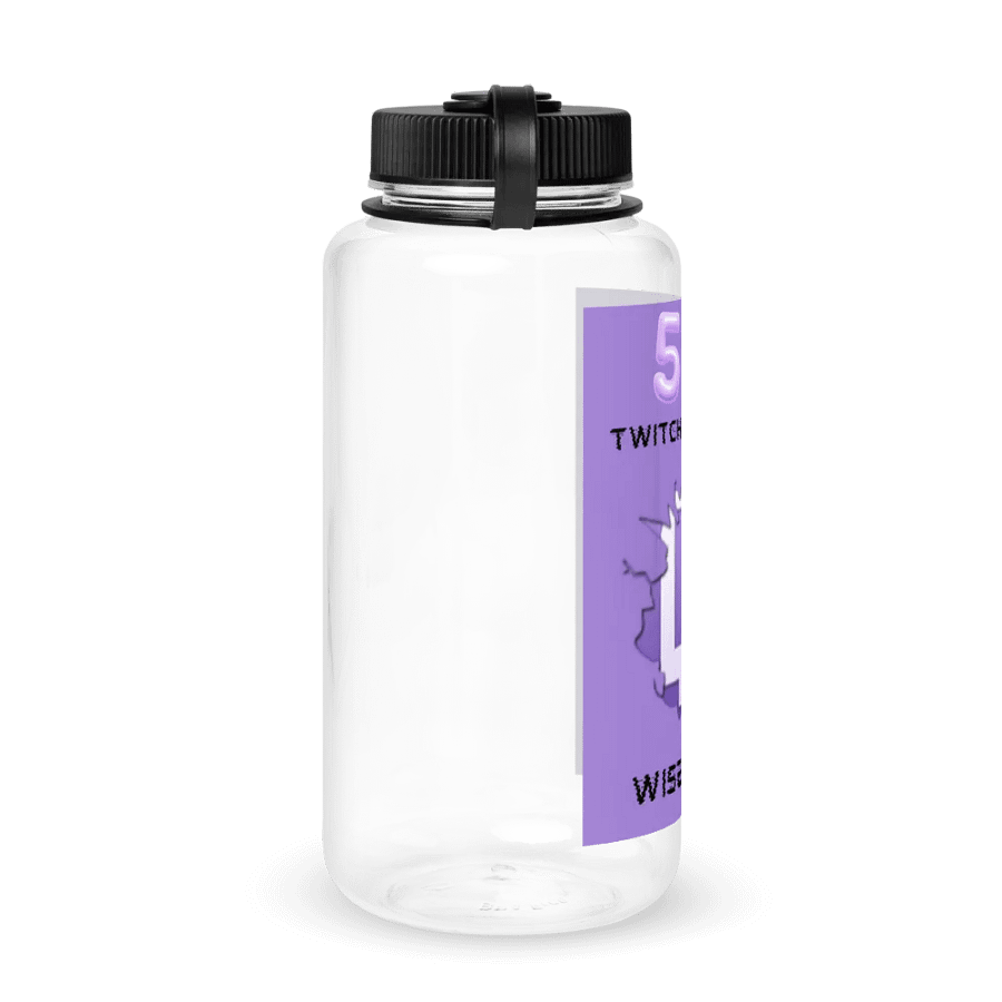 5 year twitch-a-versary Water Bottle product image (4)