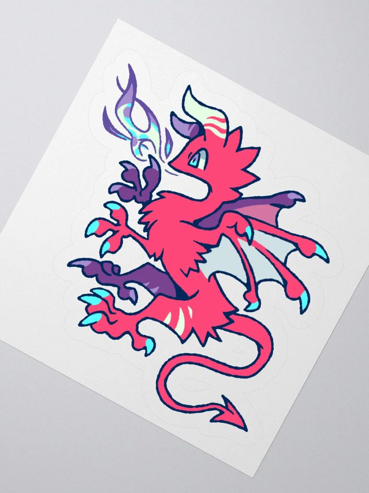 Red Pepper Dragon - Kiss Cut Sticker product image (2)