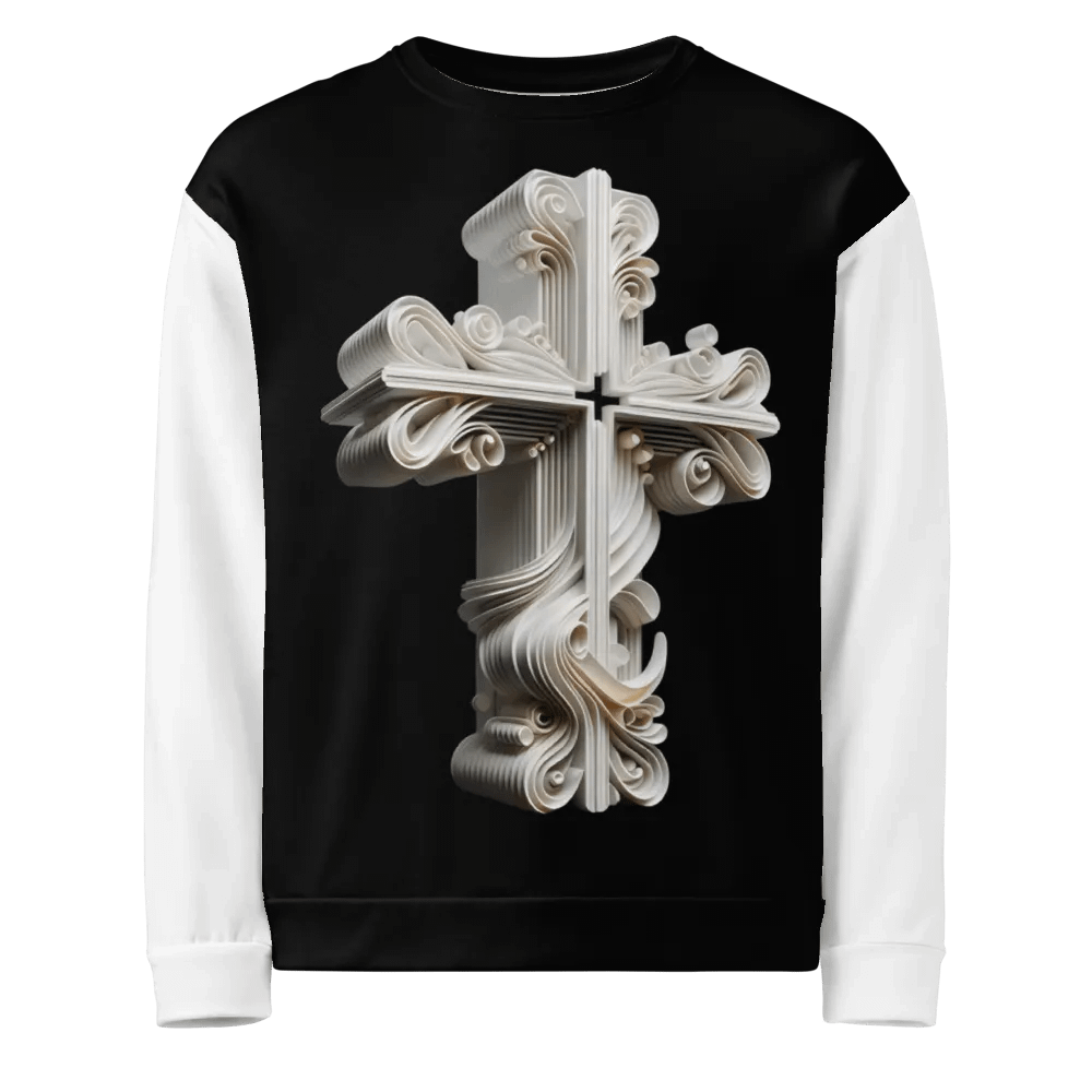 A White Angel and Cross - Unisex Sweatshirt #5 product image (1)