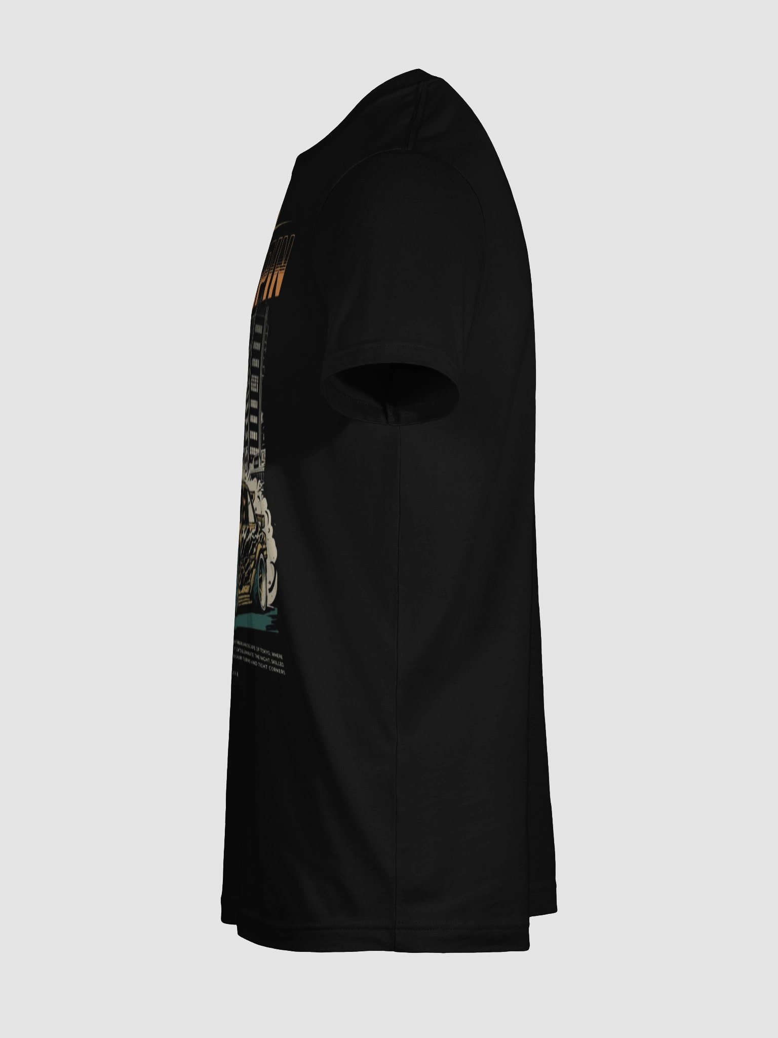 Night Spin Drift Street Race T-Shirt product image (6)