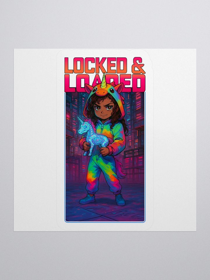 Locked & Loaded - Retro UnicornKid Cyberpunk product image (3)