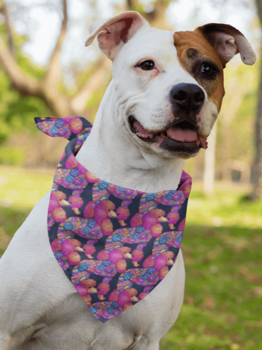 Flower Power Poodle #1 - Bandana product image (2)