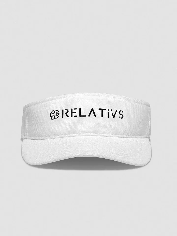 RelativRyan Visor Hat (White) product image (1)