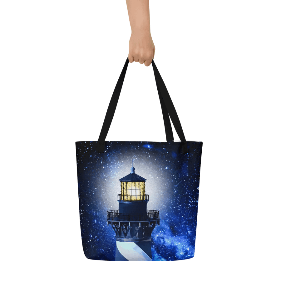 Cape Hatteras Lighthouse At Night - North Carolina Tote Bag product image (10)