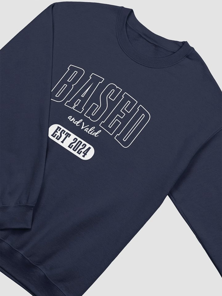 Based and Valid Sweater - Navy product image (2)