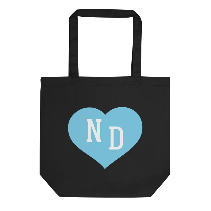 ND Heart Blue Tote product image (1)