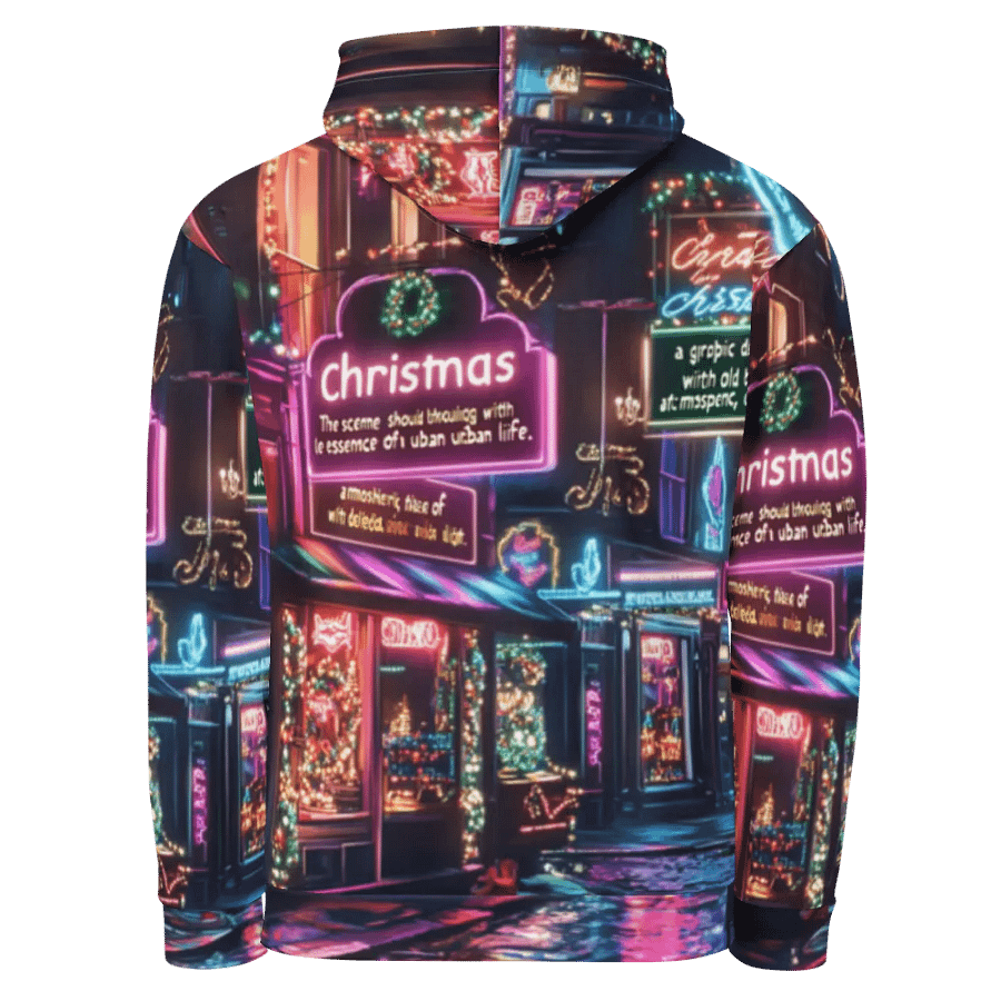 Merry Christmas All-Over Printed Unisex Premium Hoodie product image (3)