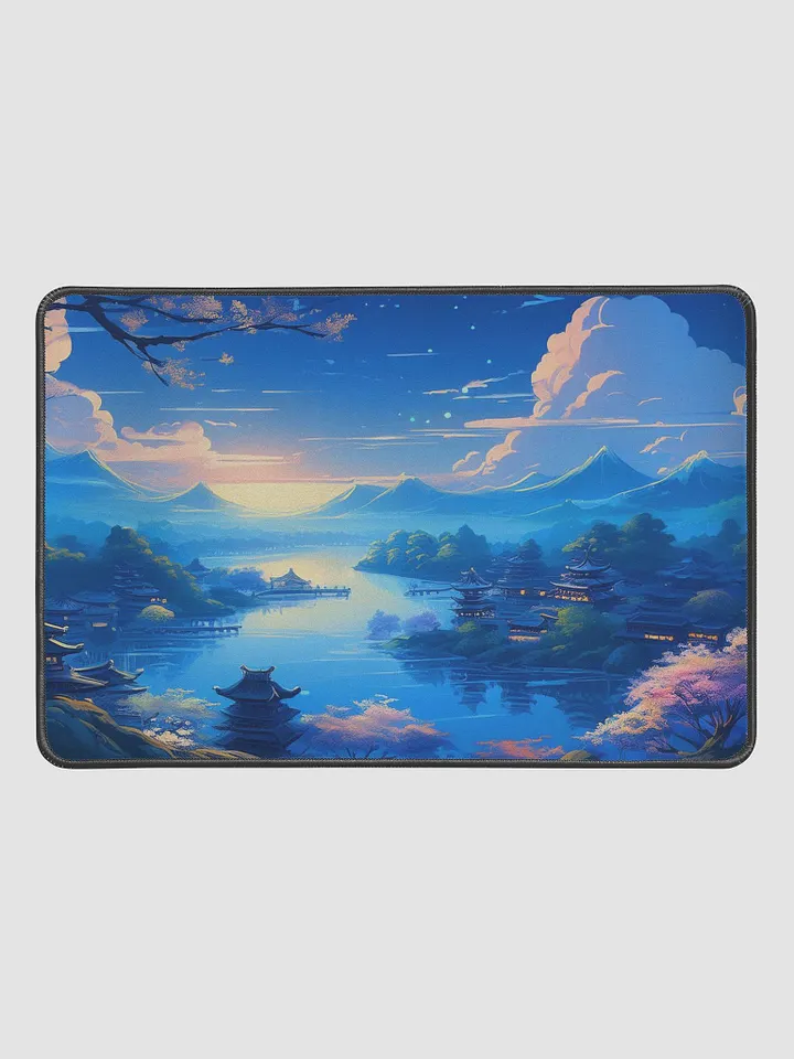 Azure Blossom Large Mouse Pad (12 x 18) product image (2)