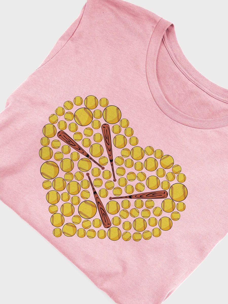 Pure Heart Softball Love T-Shirt product image (27)