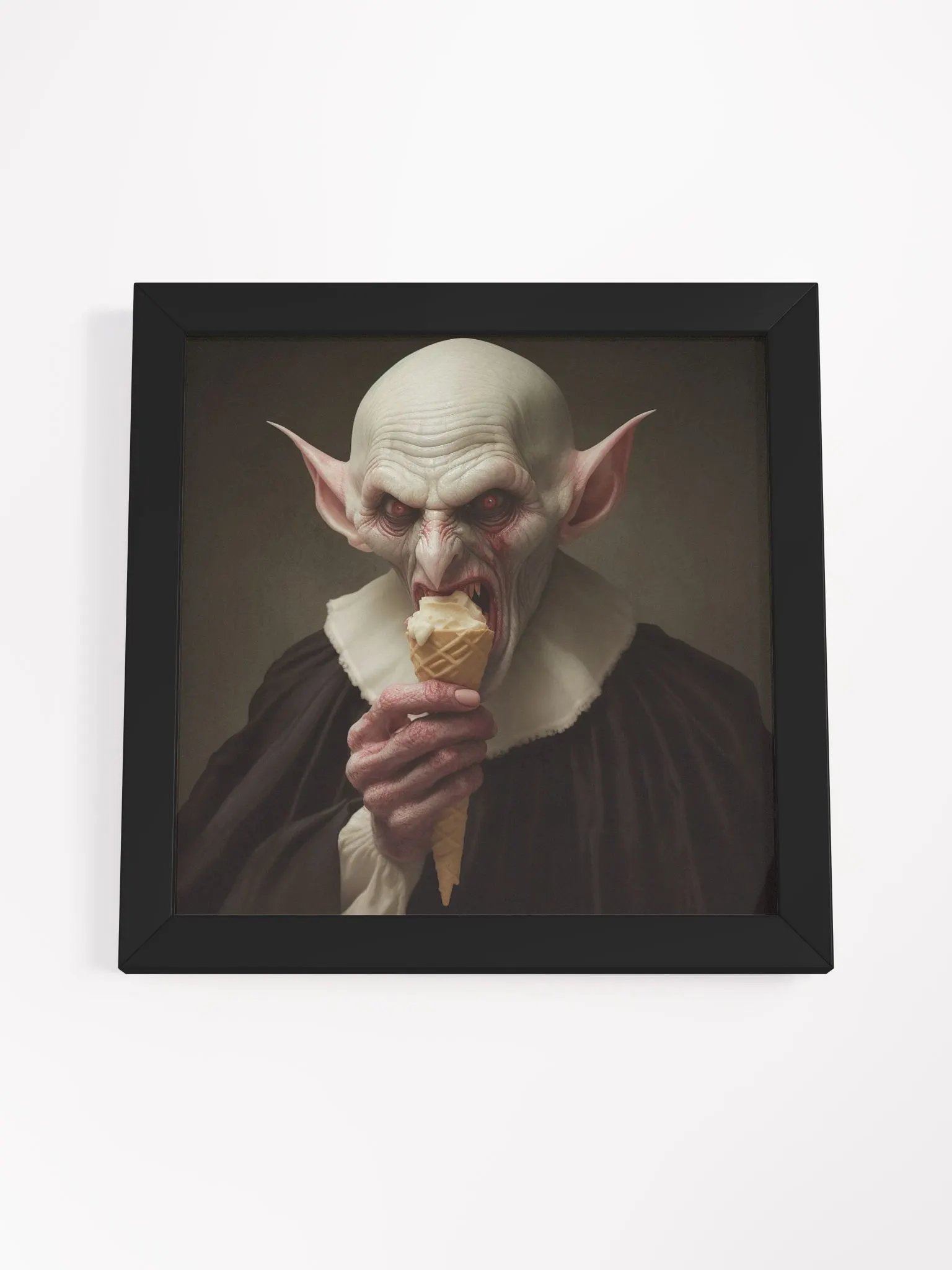 Sinister Vampire Eating Ice Cream Cone product image (33)