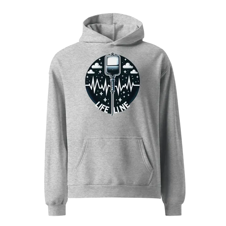 Lifeline EKG Oversized Hoodie product image (3)