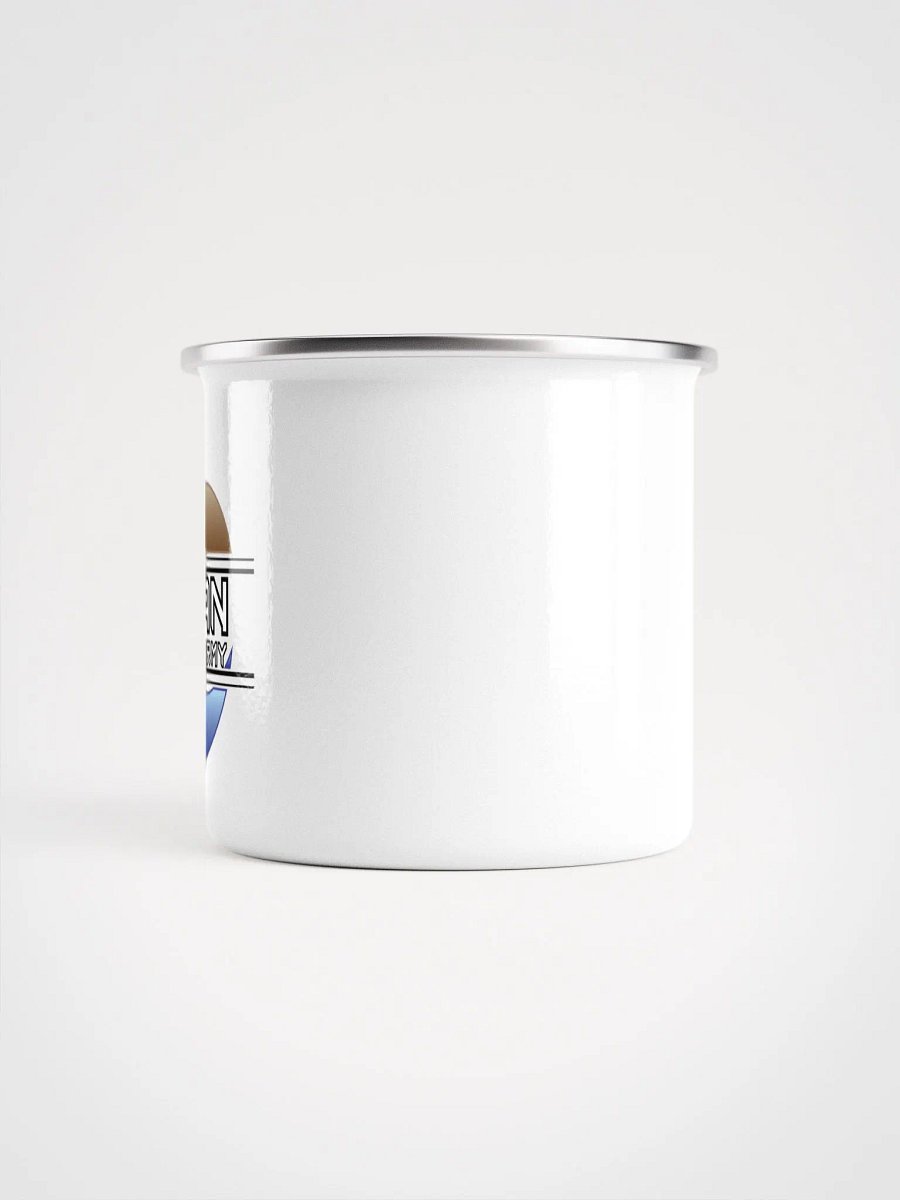 White Mug Dark Logo Left product image (3)