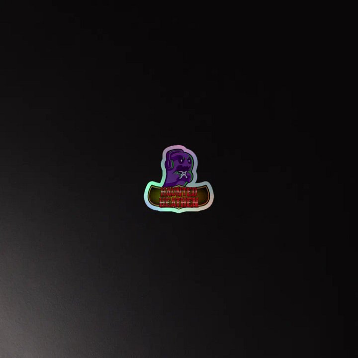 Holo Haunted Logo Stickers product image (4)