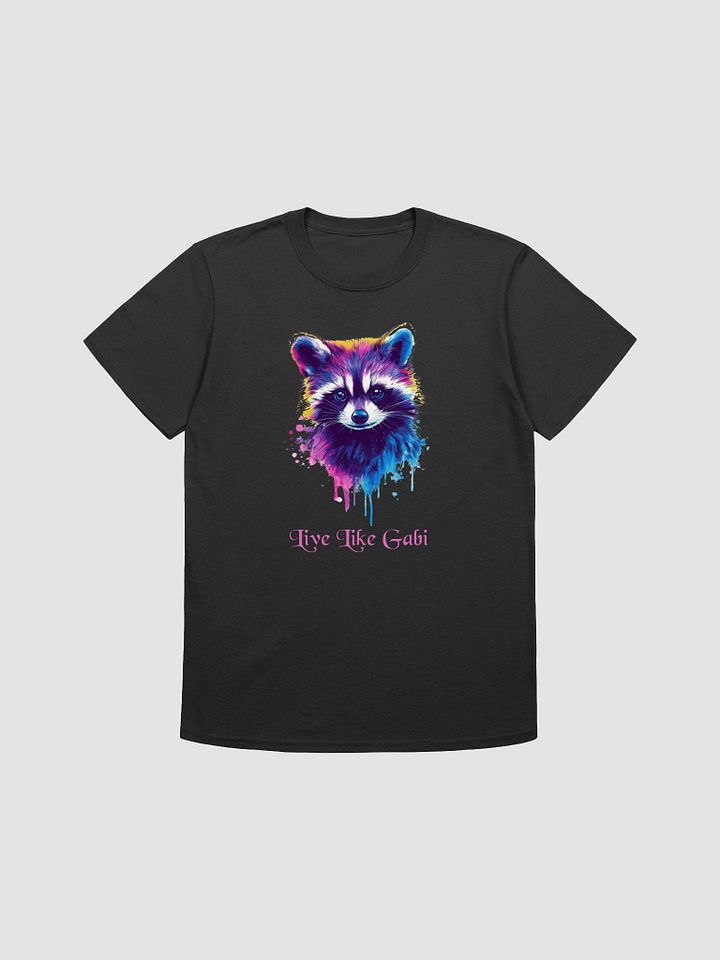 Vibrant Raccoon Art Unisex T-Shirt product image (1)