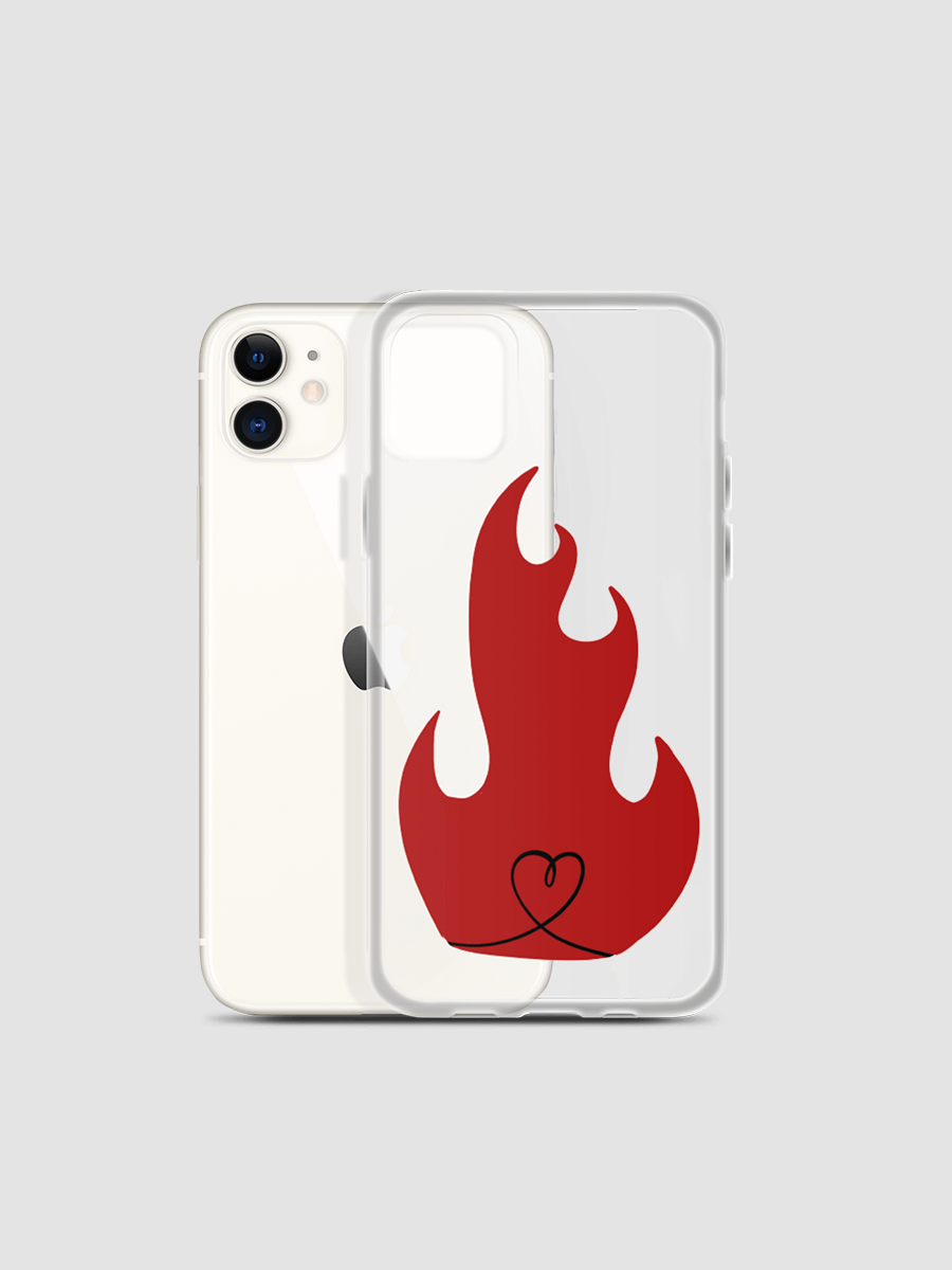 Red and Black Fire IPhone Case product image (1)